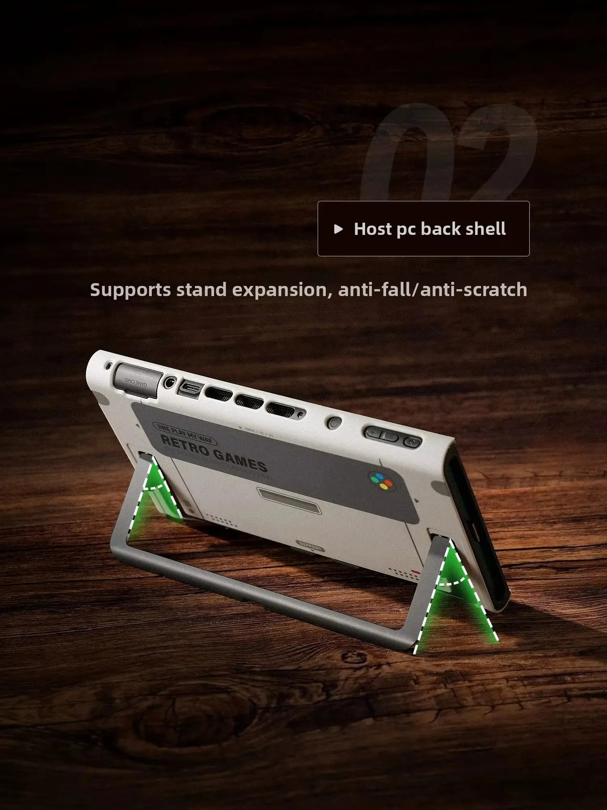 IINE Protective Case Retro Game Console Hard Shell For Switch 2 Handle Silicone Cover Thumb Grip Caps Gaming Accessory
