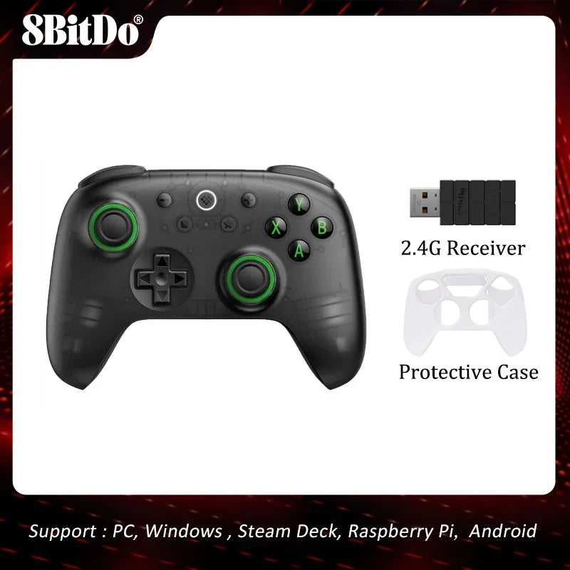 8BitDo Ultimate 2C Wireless Gaming Controller New Color Gamepad Joystick for PC Windows 10/11 Steam Deck Raspberry Pi Android