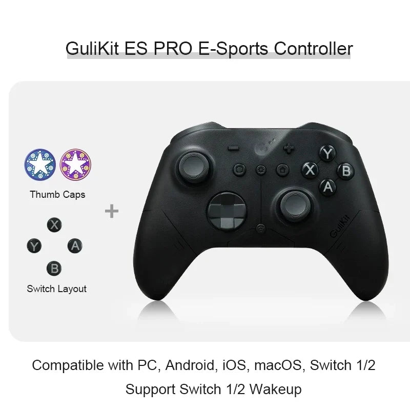 GuliKit ES Pro E-Sports Controller, TMR Joysticks, Switch 2