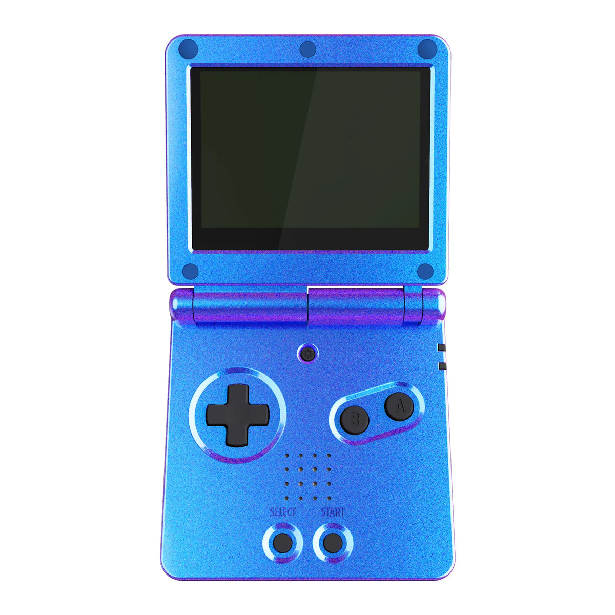 eXtremeRate Replacement Housing Shell for Gameboy Advance SP (GBA SP) - Chameleon Green Purple