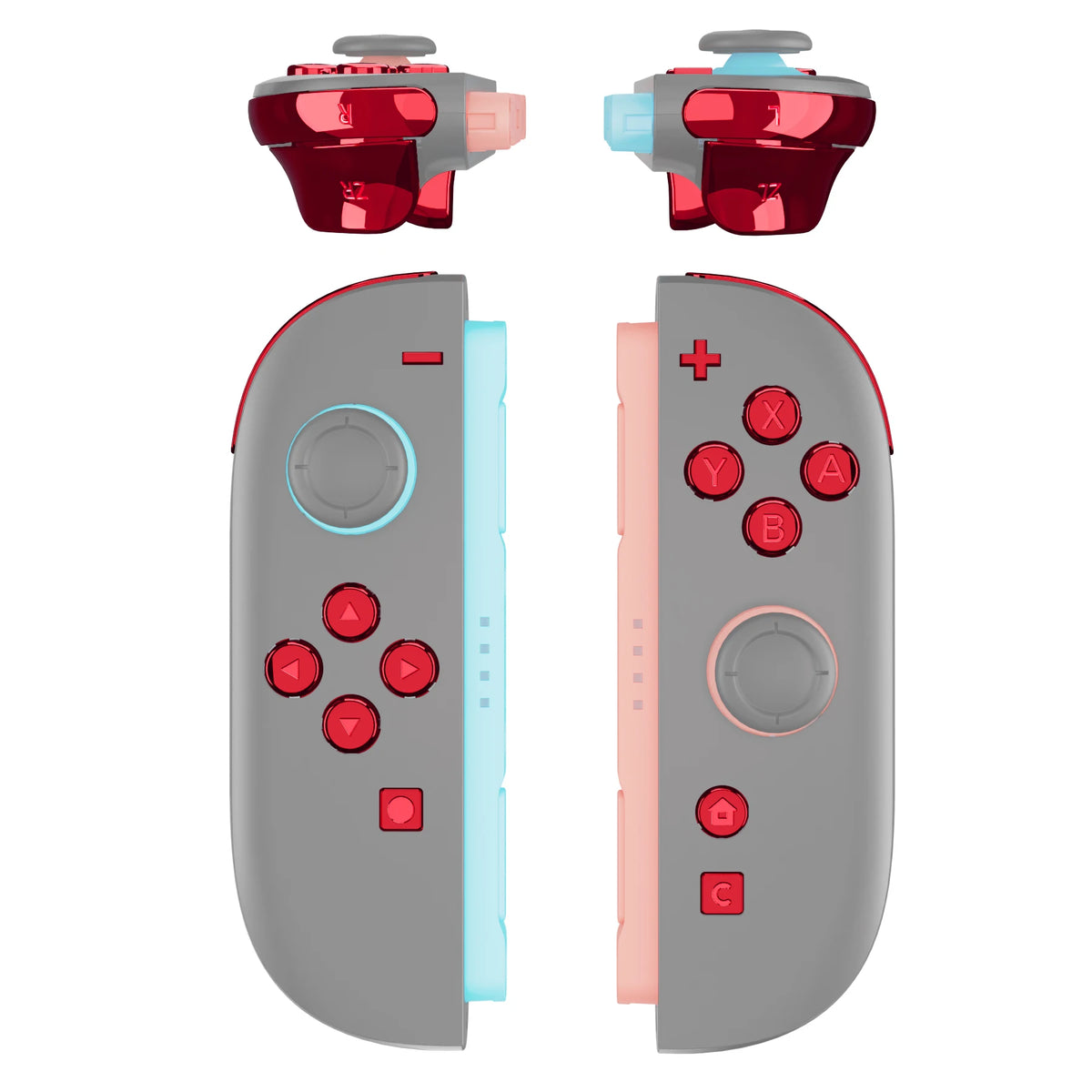 eXtremeRate for Nintendo Switch 2 Joy-Con 2 DIY Full Button Set