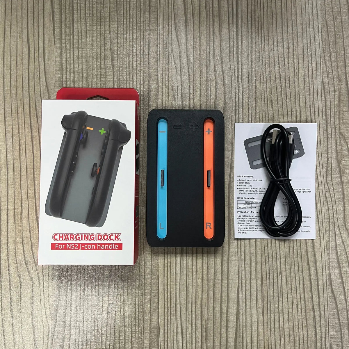 Charging Dock for Nintendo Switch 2 Joycons Dock Charger Stand Station with LED Indication USB Type-C Charger Cable for Switch 2
