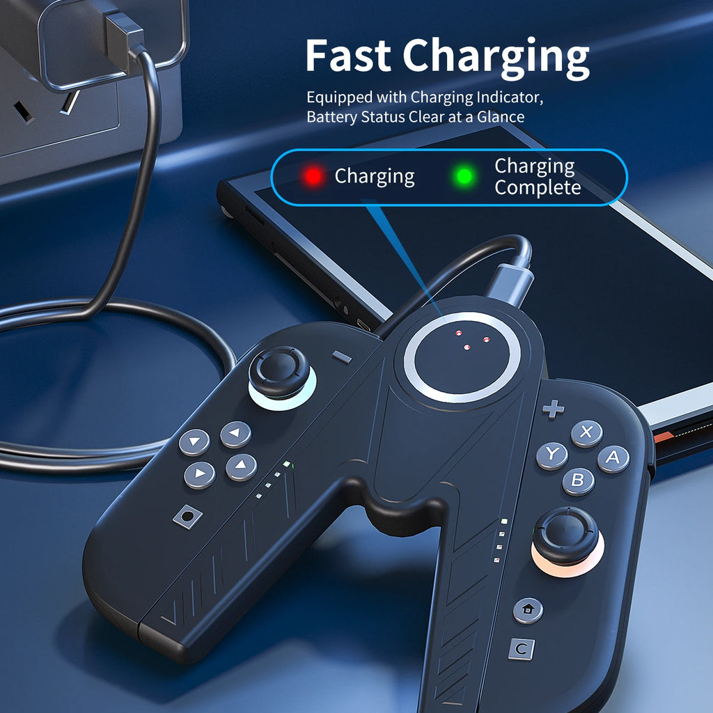 Magnetic Switch 2 Charging Grip Plug and Play Portable Joy-Con2 Controller Charger for Switch 2 Joy-Con 2 Gaming Accessories