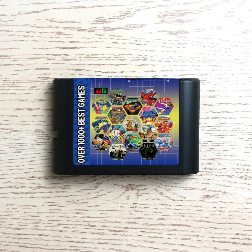 Video Card for Sega MegaDrive Genesis 1000 in 1 Games for Everdrive Mega Drive Mortal Kombat Region Free Shell Save Function