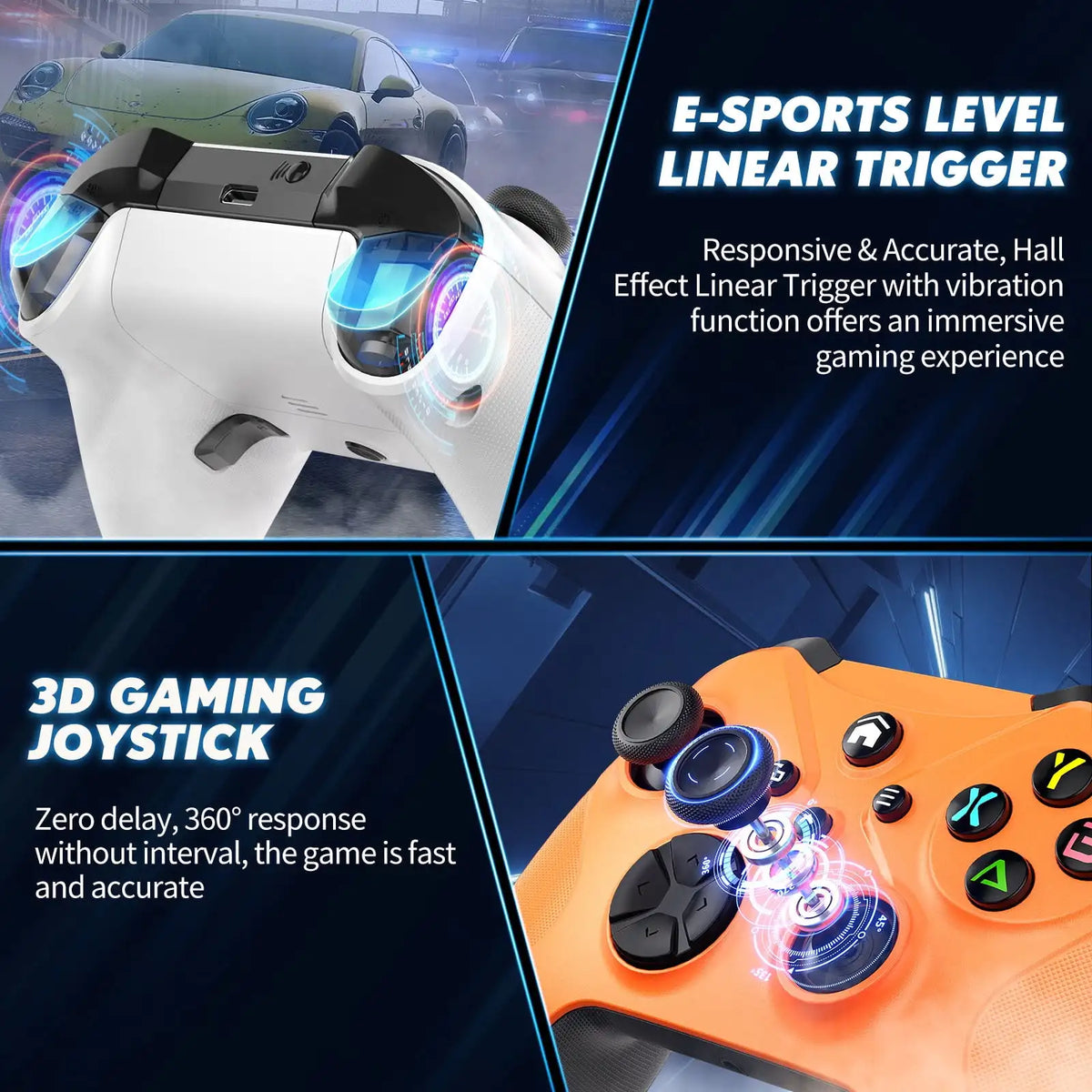 Bonadget Wireless Xbox One Series X/S PC Controller Hall Effect