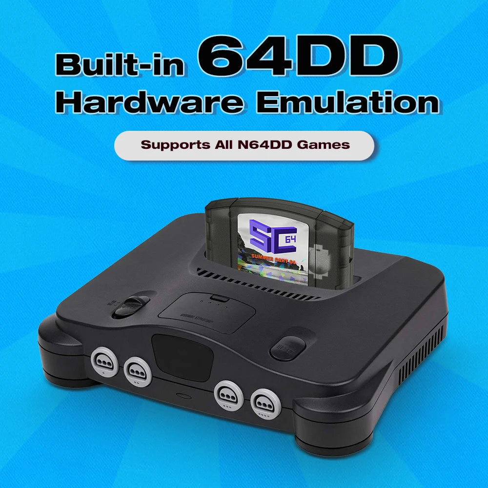 EPICJOY SummerCart 64 SC64 Open Source Game Card N64 with Built-in Emulator For N64 Console Gift 32GB TF Card 5400 Games