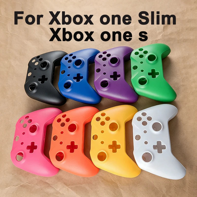 1PC For Xbox One S Slim Controller Front Back Cover Matte Replacement Shell Housing Multiple Colors Game Handle Repair Accessory