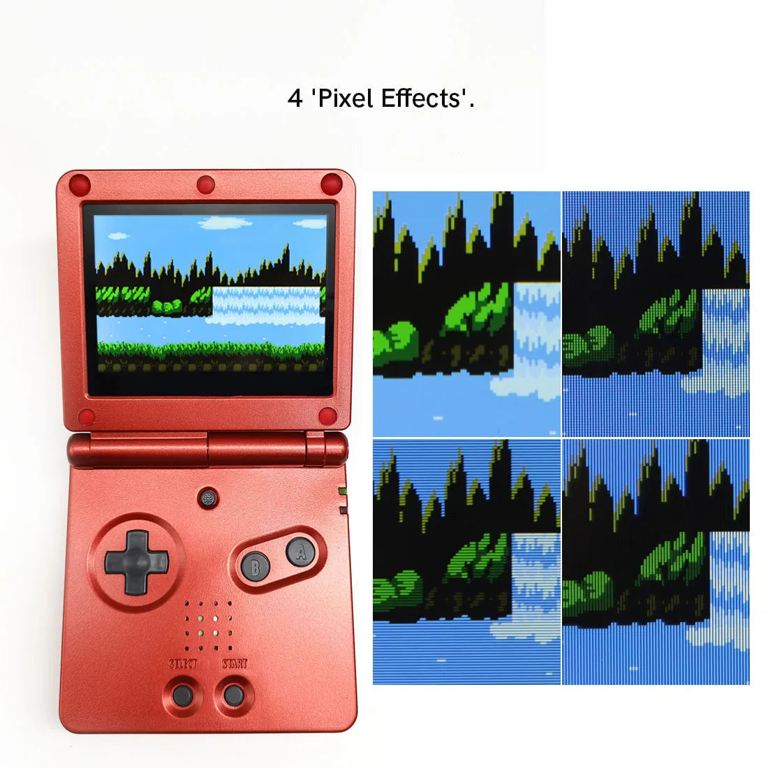 HISPEEDIDO V5 Laminated IPS LCD For GBA SP Retro Pixel 720x480 IPS LCD Kit For GBA SP With Housing Shell No Trademark