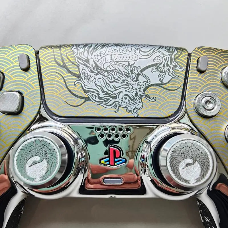 Johnny Old Video Gamer Golden Dragon Wireless Controller, TMR