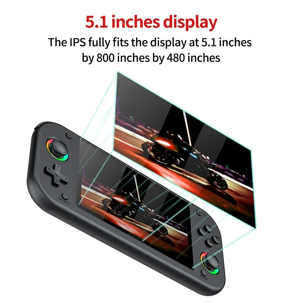 M26 Handheld Game Console 5.1 Inch Screen, Up to 70000 Games