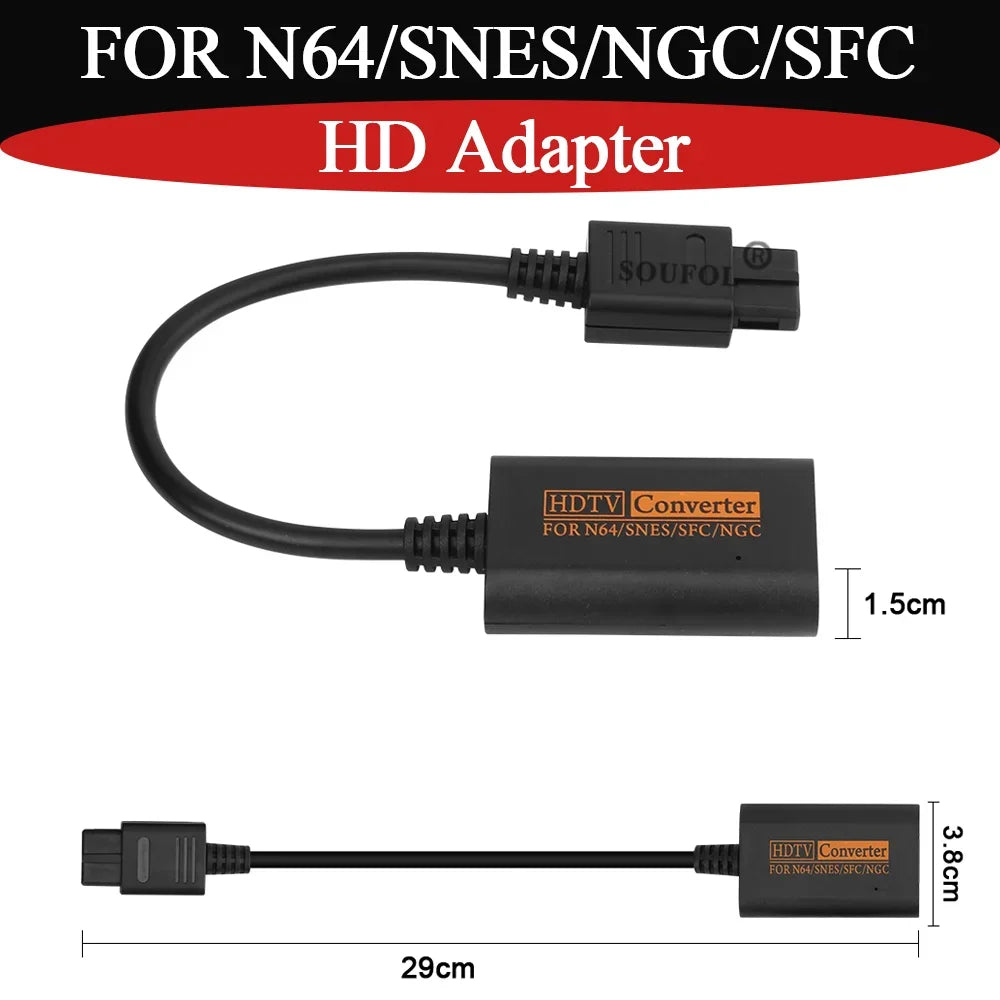 N64 HDMI Converter 720P for N64/GameCube/SNES/SFC Consoles