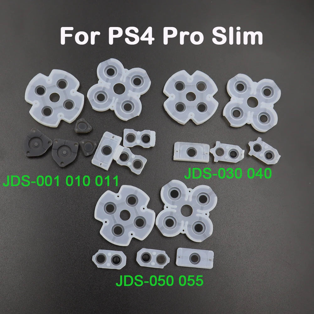 Conductive Rubber Button Pad Set for PS5 V1/V2/V3, PS4, PS3