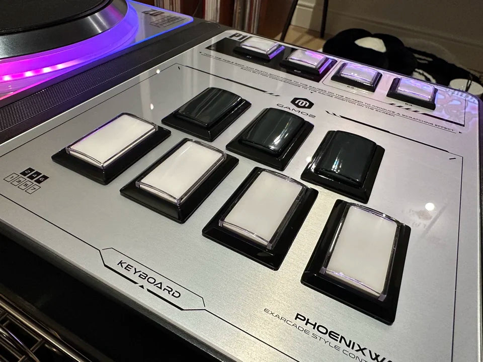 PHOENIXWAN+ LMT Rhythm Game Controller, DIY, for Beatmania IIDX