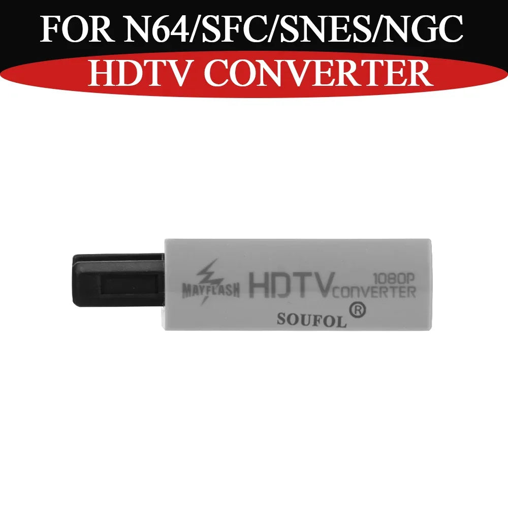1080p HDMI Adapter for N64, GameCube, SNES with 3.5mm Audio