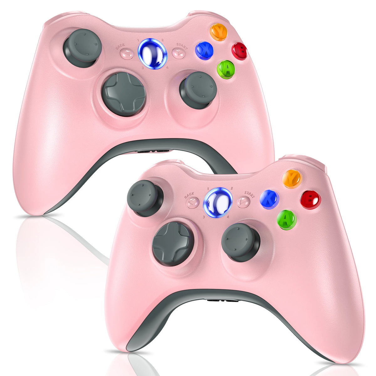 2.4G Gaming For Xbox 360 Wireless Controller Xbox 360/Slim/Elite/Winodow/PC Video Game Gamepad 6-axis Joystick Dual Vibration