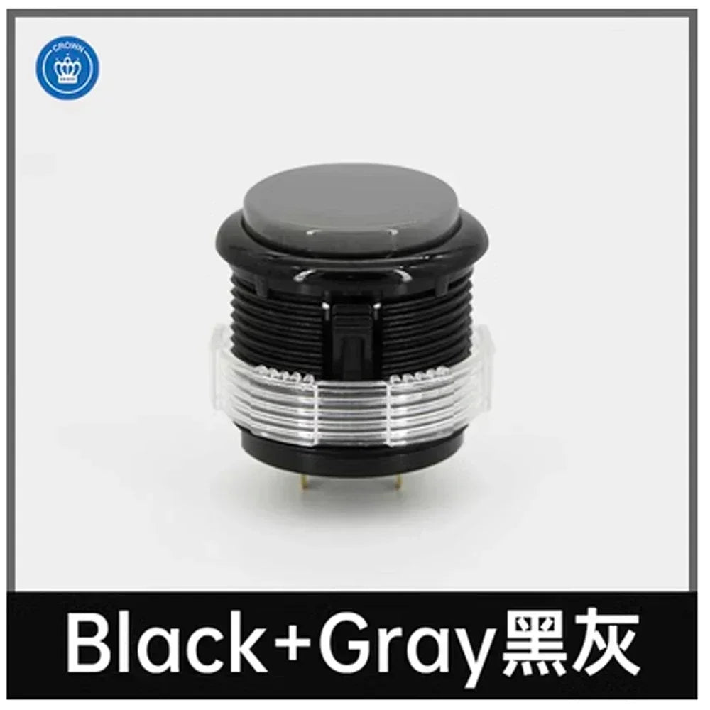 Original Korean CROWN 30mm Silent 203-S Push Button Arcade Cherry Switch DIY Joystick PC PS3 XBOX HITBOX Fighting Tekken Game