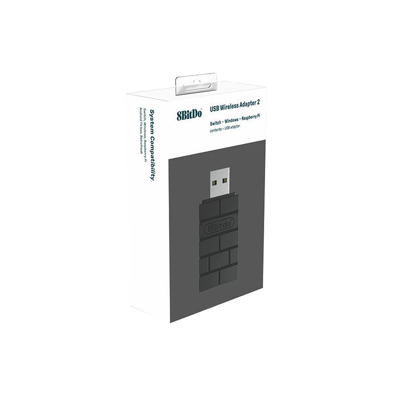 8BitDo Adapter 2 for Nintendo Switch, USB Wireless Receiver
