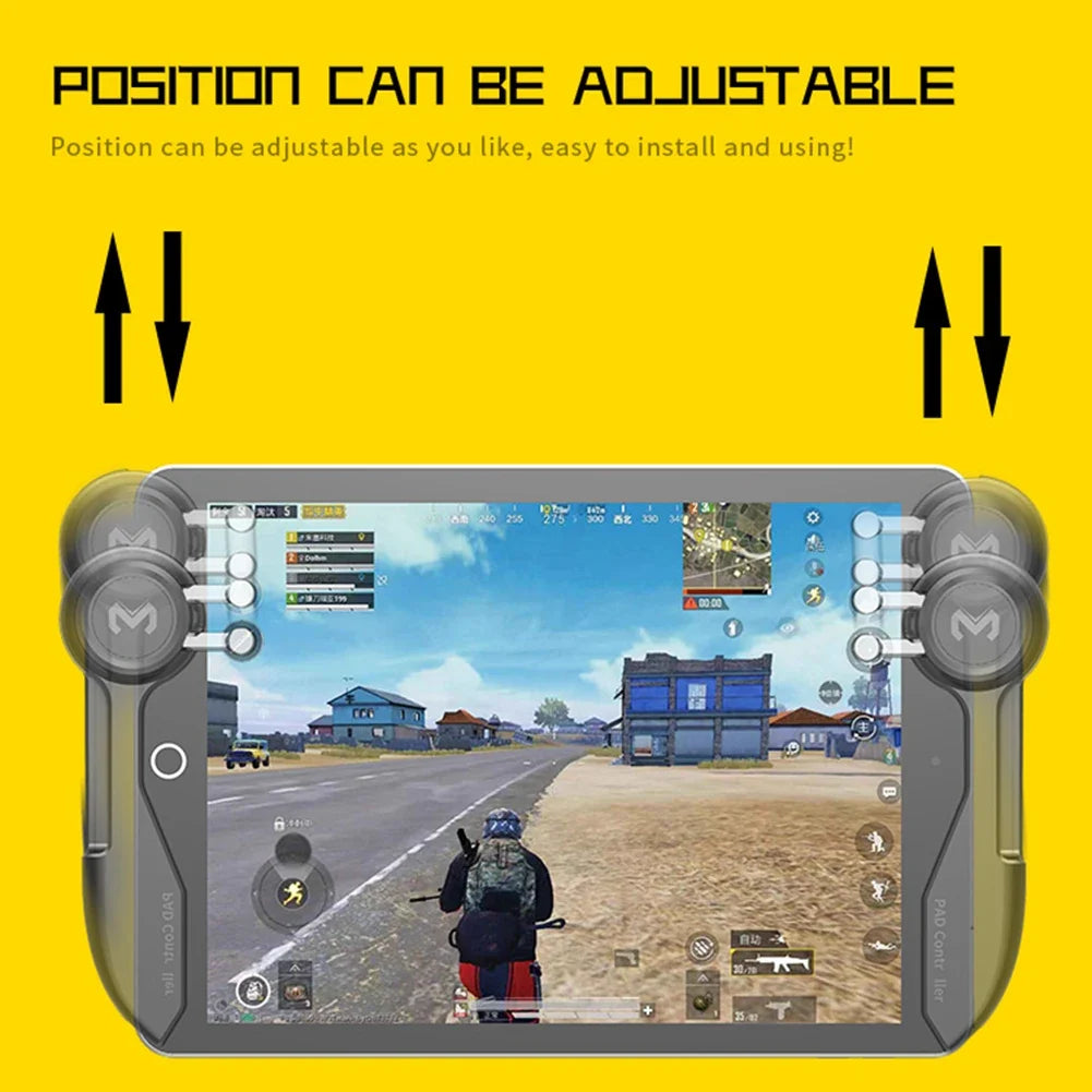 6 Fingers Mobile Phone/Tablet Trigger Gamepad for PUBG, iPad