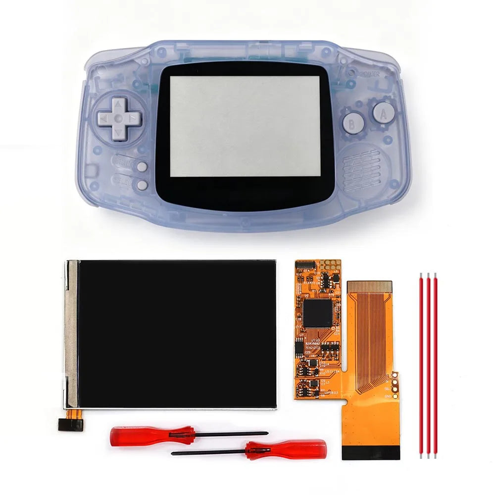 3.2 inch V2 IPS LCD Screen Backlight Backlit 10 Levels Brightnesss MOD For GameBoy Advance GBA Console