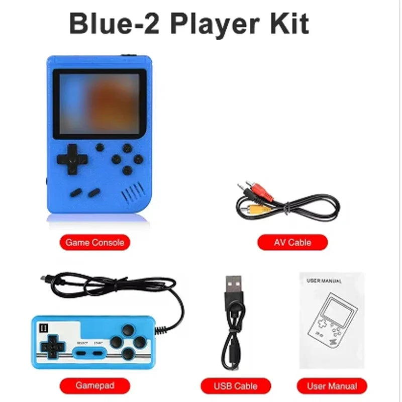 500-in-One Classic Mini Handheld Console for Kids, Macaron Colors