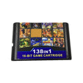 138 Hot Games In One Cartridge For Megadrive Genesis Consoles 138 In 1 Game Card For Sega Console