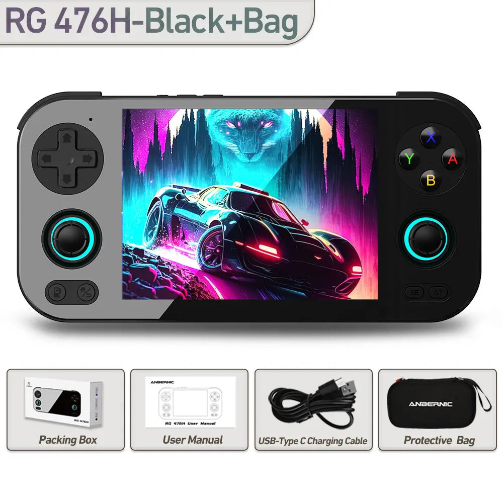 ANBERNIC RG476H Handheld Console, 4.7 Inch LTPS, Android 13, T820