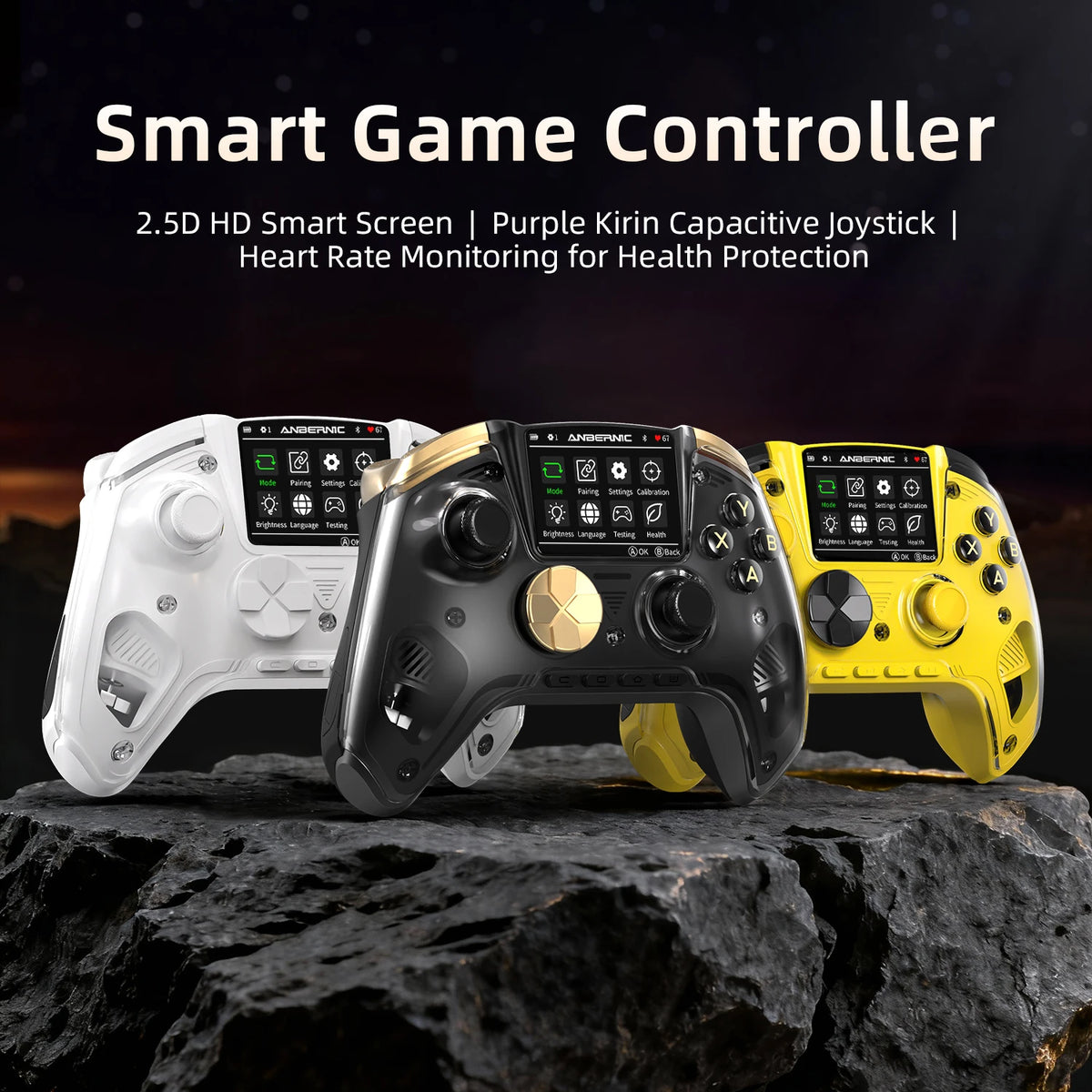 ANBERNIC RG G01 Controller, Hall Effect Gamepad with IPS Screen