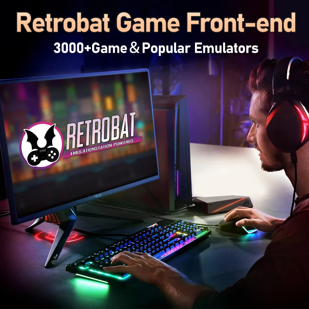 8G TF Game Card for ROG Ally & GPD Win 4, 3000+ Games, N64 Emulator