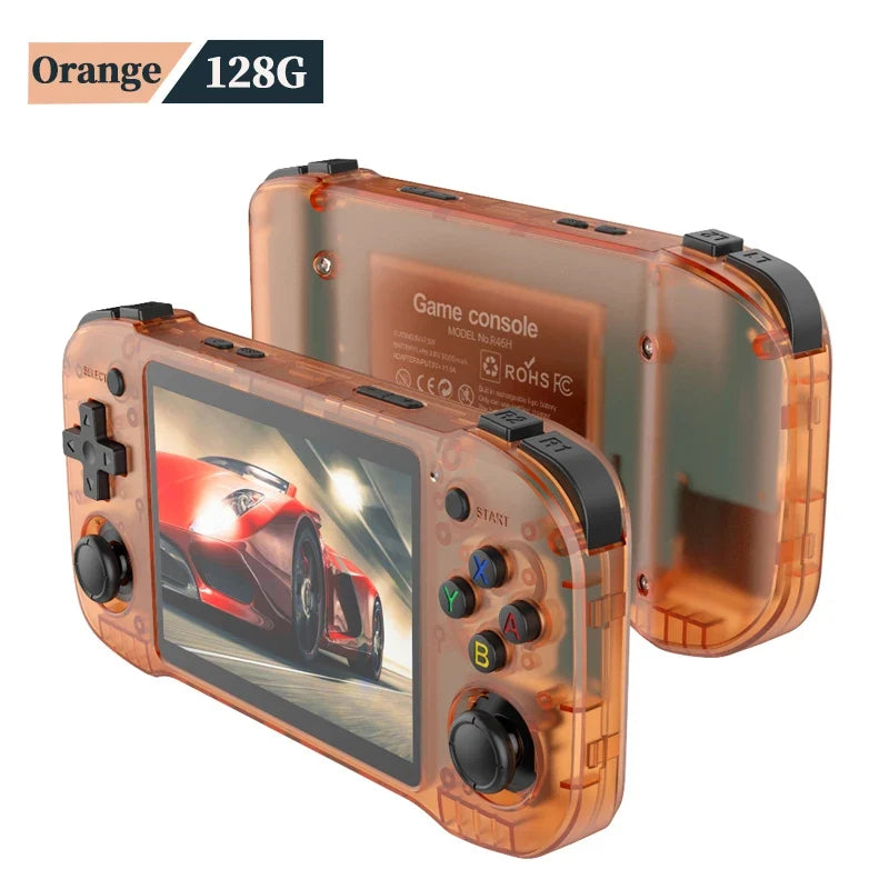 R46H Retro Handheld Console HD IPS Screen, 64G/128G, Up to 29K Games