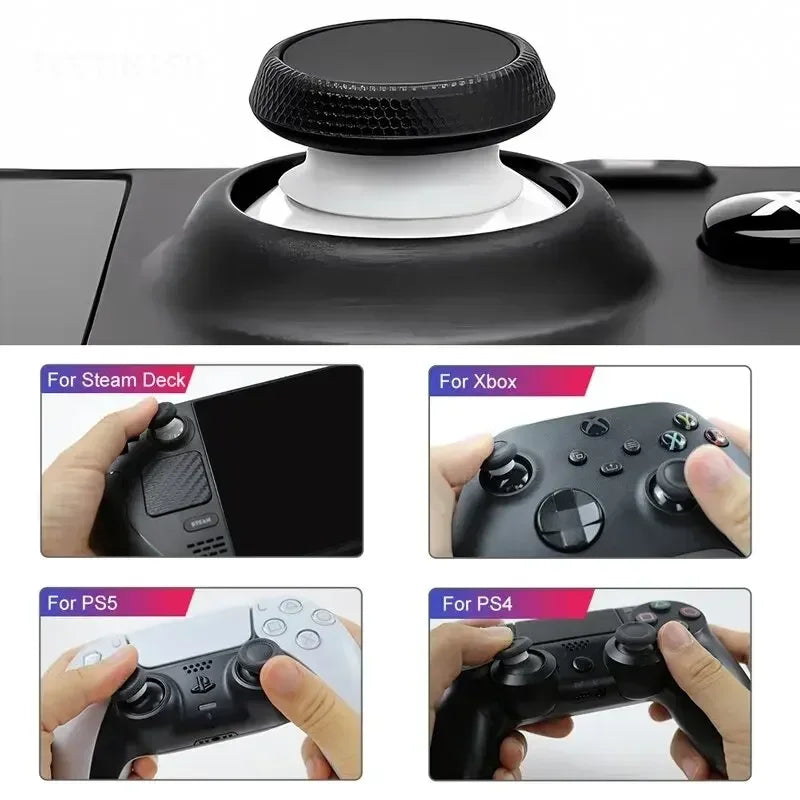 12/2X Joystick Protector Rubber Invisible Elastic Protective Ring for Playstation Portal Steam Deck ROG Controller Cover Ring