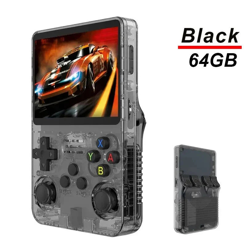 R36S Retro Handheld Game Console 3.5-Inch IPS ArkOS 64G/128G/256G
