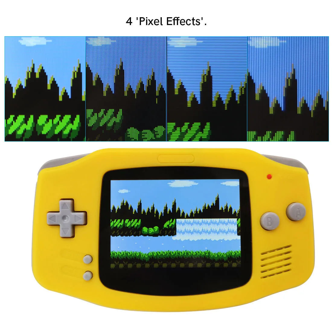 Hispeedido 3.0 Inches Non-Laminated Add Desaturation V5 Drop in 720x480 IPS Backlight LCD Screen Kit No Need Trim Shell For GBA