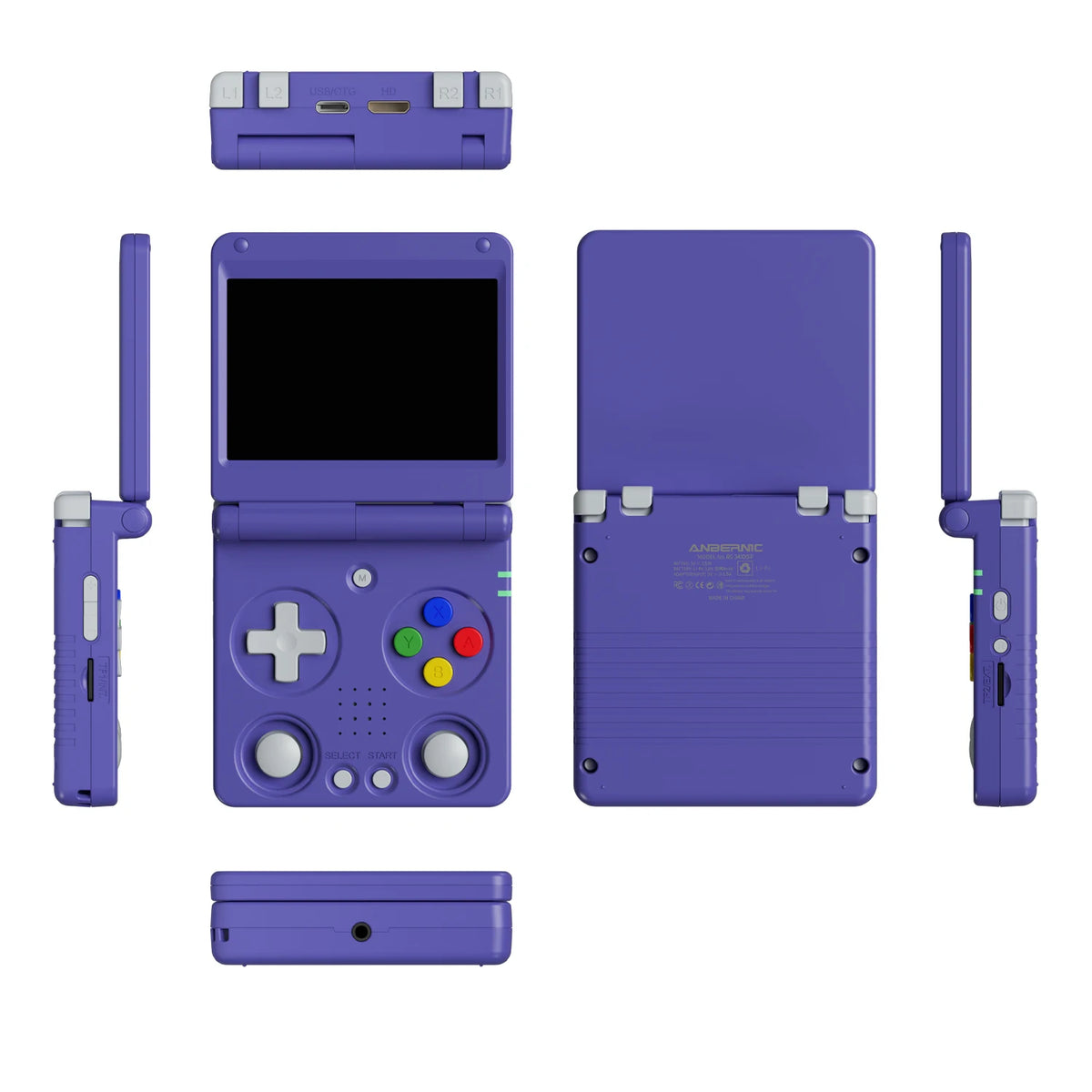 Anbernic RG34XXSP Flip Retro Handheld 3.4-Inch IPS 5K Games