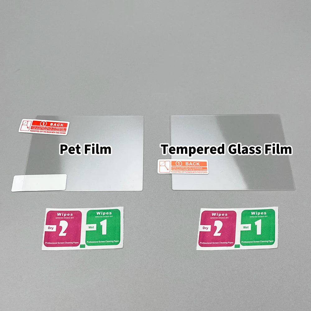 Clear Protective Cover Case Hard Shell Housing For GBA SP Game Console Crystal Cover Case TPU Shell Screen Protector Film