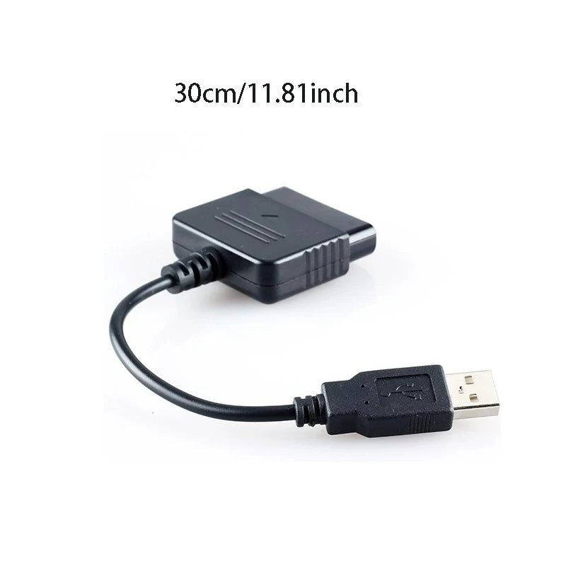 Gamepad Cable for PS2 Controller to PS3 and PC USB Adapter