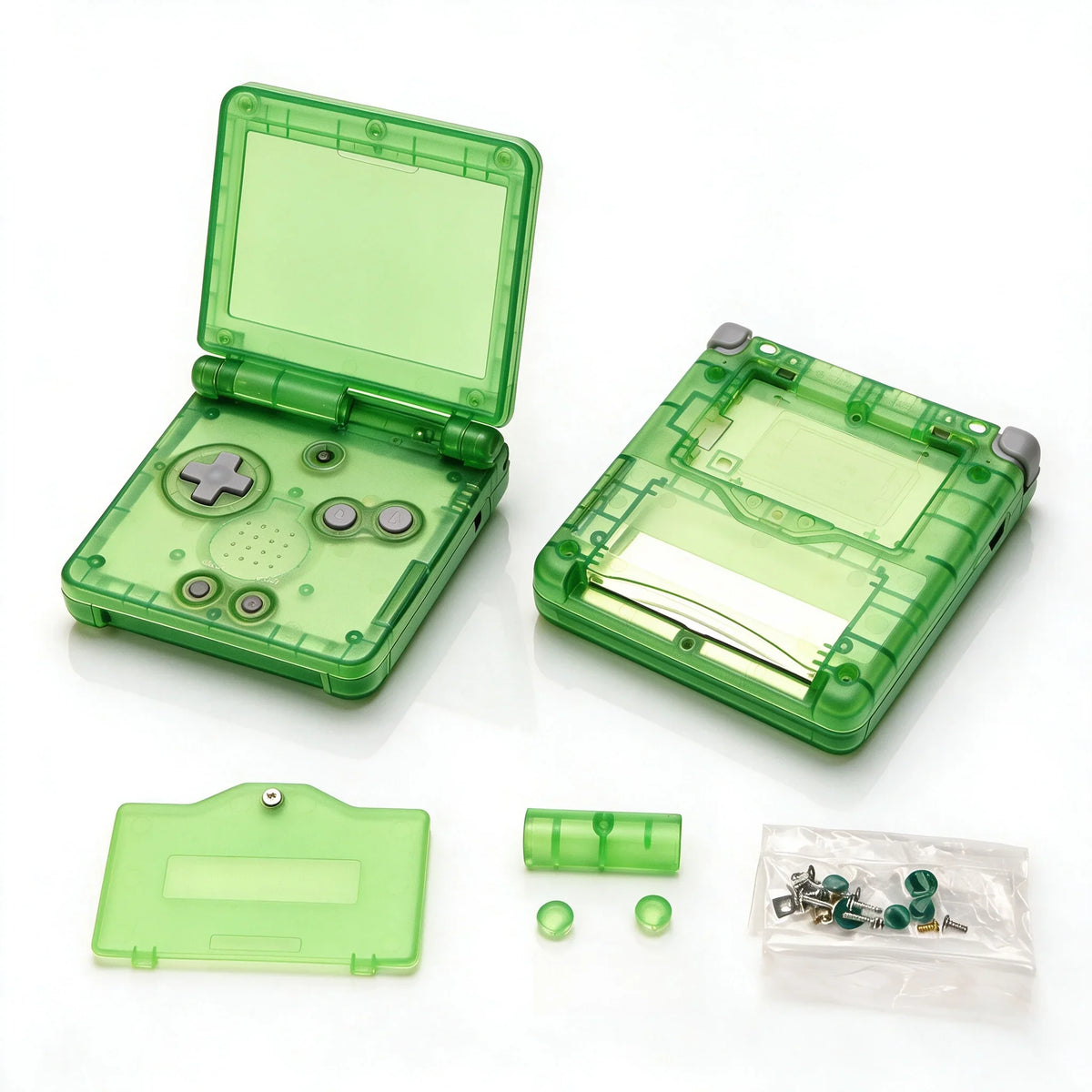 GBA SP Replacement Housing Shell, Solid & Clear Colors, DIY