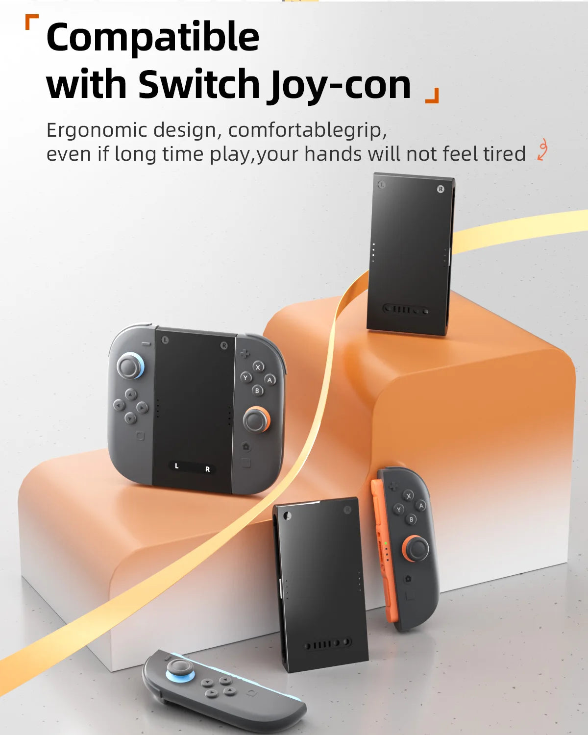 AOLION Nintendo Switch 2 Joy-Con Charging Grip Handles