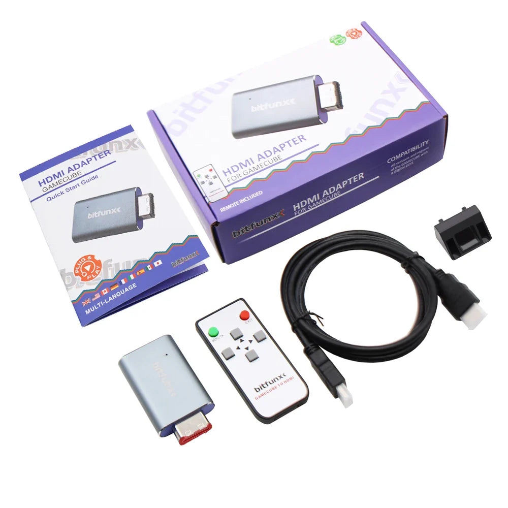 Bitfunx GameCube HDMI Adapter, Digital AV to HDMI GC2HDMI