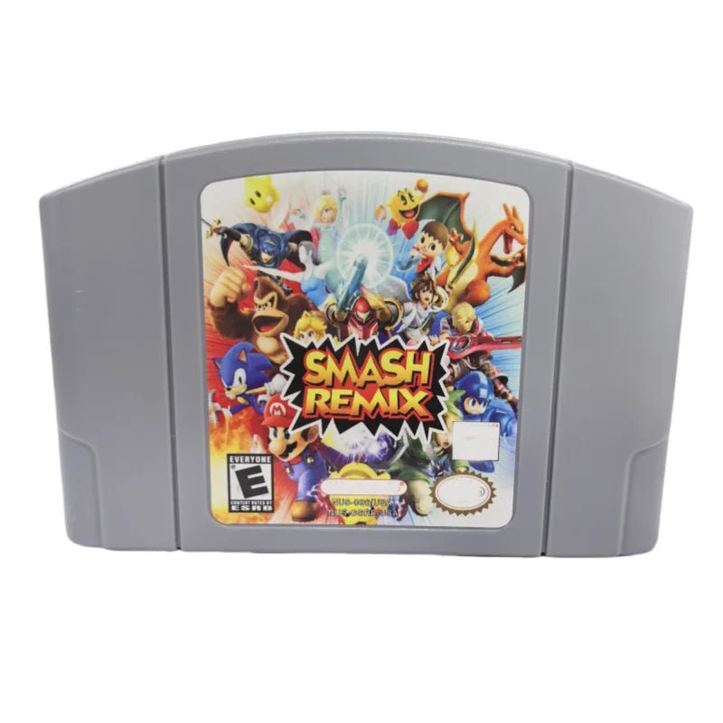 N64 USA NTSC Version 64 Bit Console Video Games Cartridge Smash REMIX V1.1.1 V1.5.1 1.4.1 Collection Gifts Toys