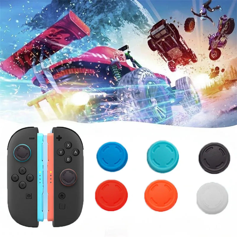 For PS5 PS4 PS3 Switch Pro Switch 2 Controller Joy-Con Rocker Cover Silicone Rubber Protective Skin Joystick Grips Cap