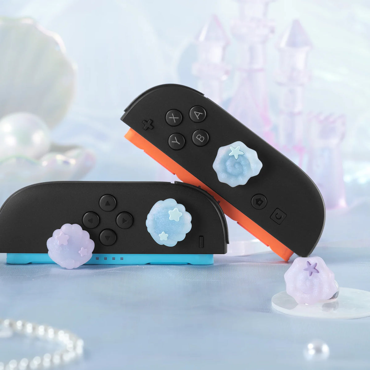 Nintendo Switch 2 GeekShare Dream Shell Mushroom Thumb Grips, 4-Pack