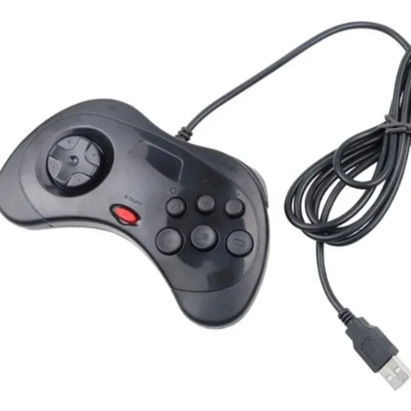 USB Wired Gamepad For Sega Saturn System Controller For Saturn Joystick Joypad USB Classic Game Controller Gamepad Joypad