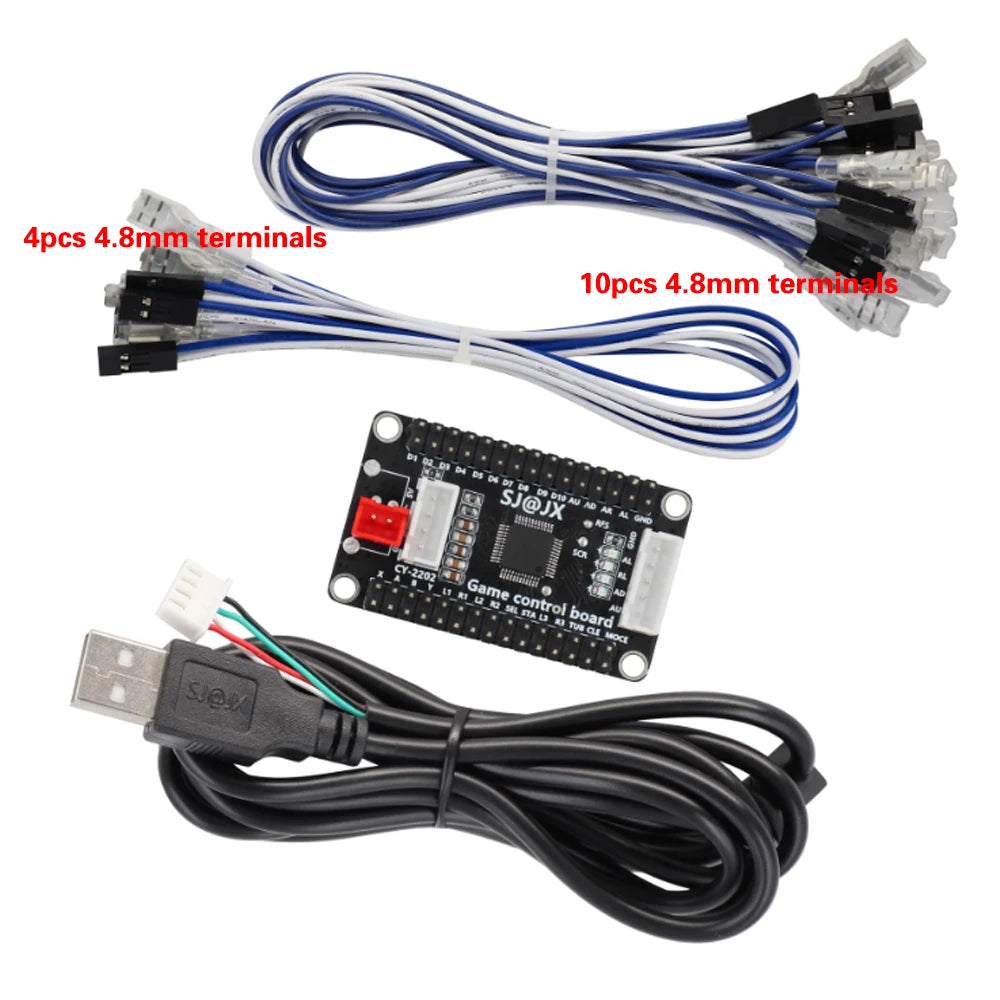 Zero Delay Arcade USB Encoder PC PS3 Switch Raspberry Pi Nintendo TO Joystick FOR 5PIN & 2.8MM Button Hitbox Controller