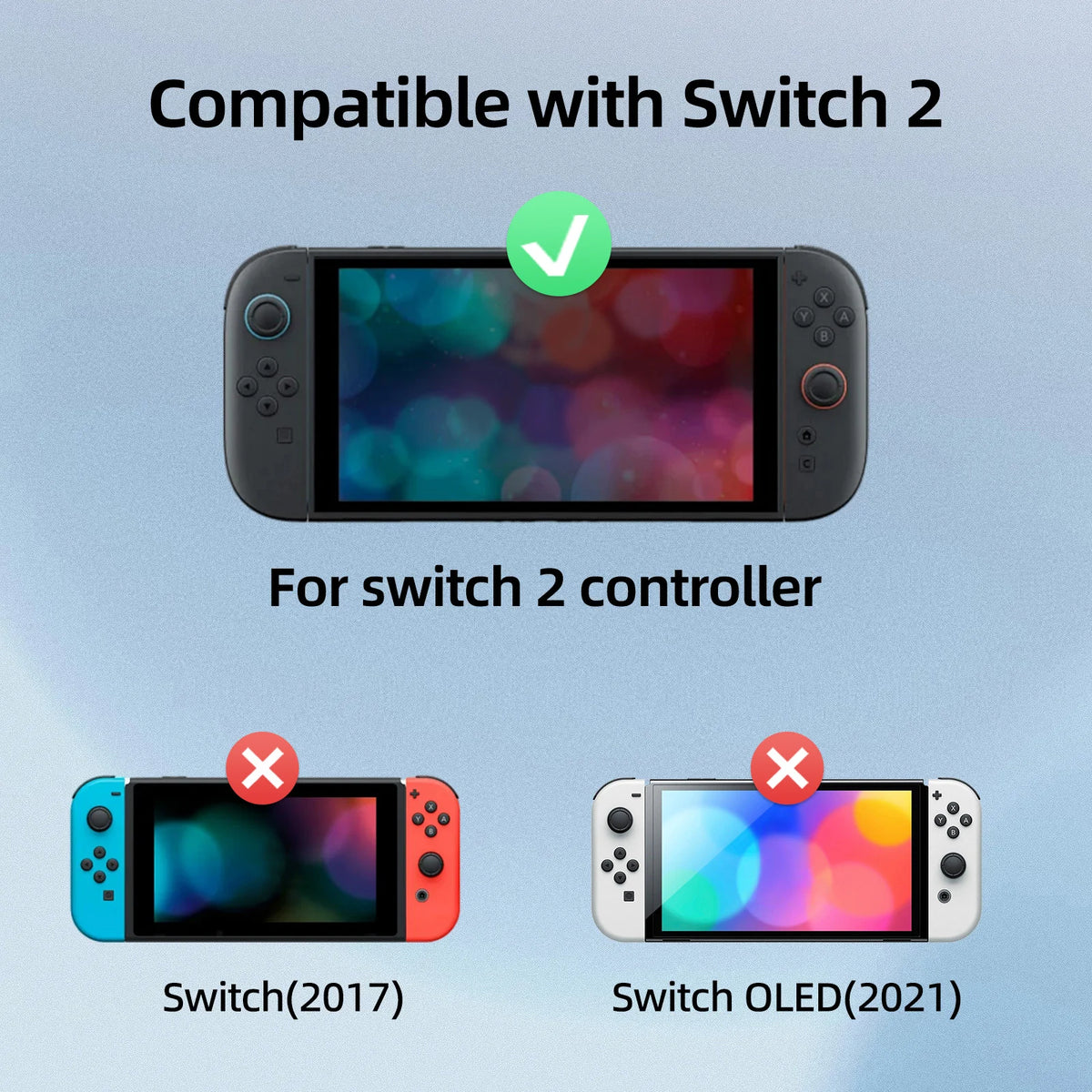 Switch 2 Joy-Con Gaming Mouse Grip – Ergonomic Controller Accessory to Reduce Fatigue During Extended Gameplay