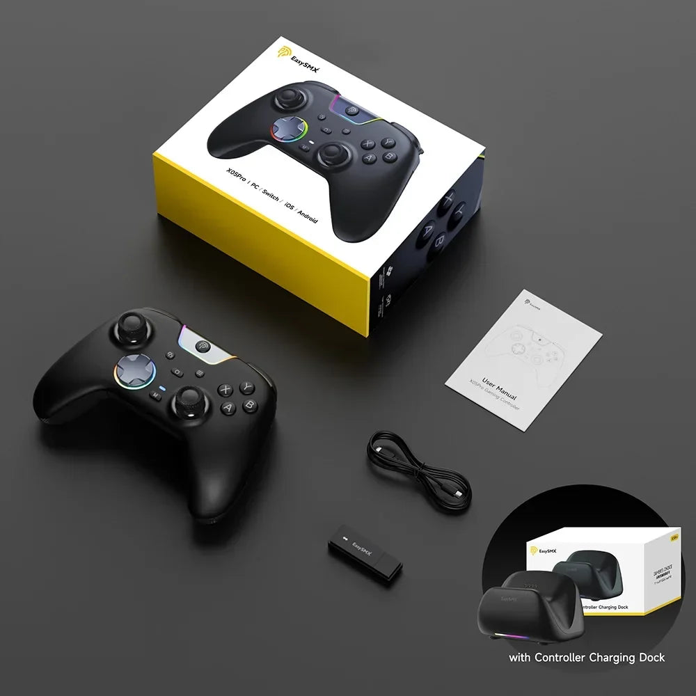 EasySMX X05 Pro Wireless Gamepad for PC, Switch, Phone, Steam, TV