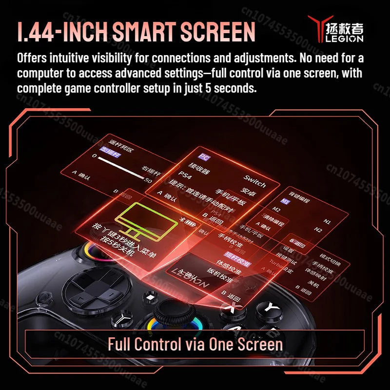 Lenovo Legion Y7 Wireless Controller 1.44-Inch Smart Screen