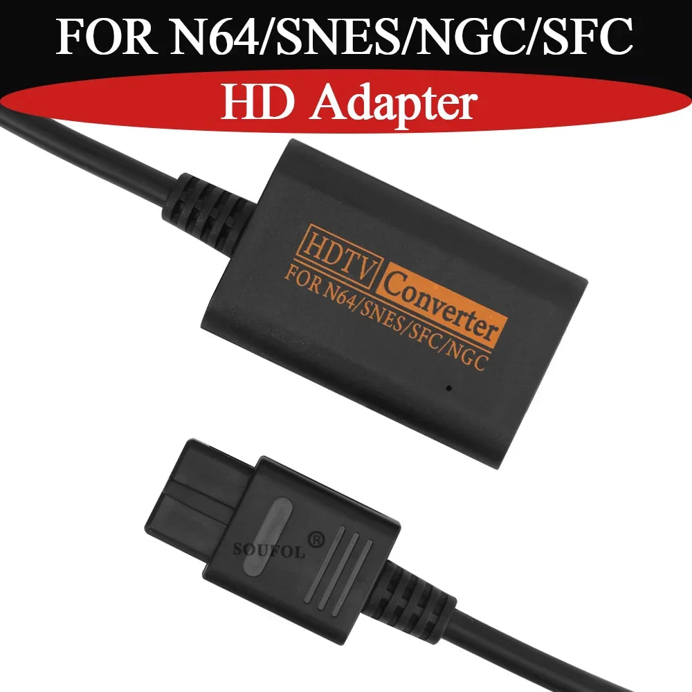 N64 HDMI Converter 720P for N64/GameCube/SNES/SFC Consoles