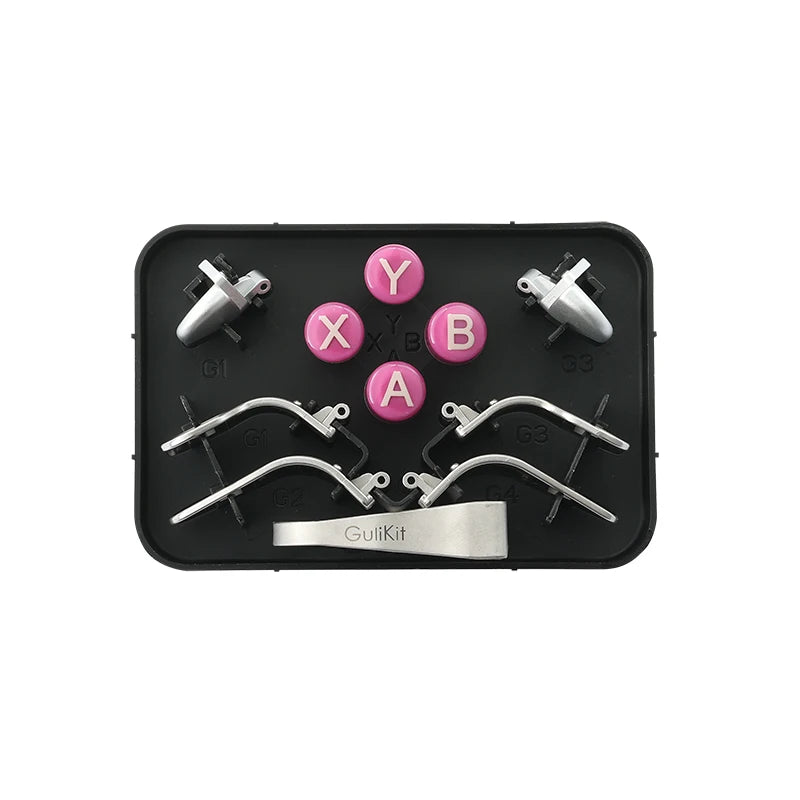 GuliKit KK3 Controller Accessory Pack with 6 Rear Paddles,4 PC Layout ABXY Button,1 Keycap Puller for GuliKit KK3 Max KK3 Pro