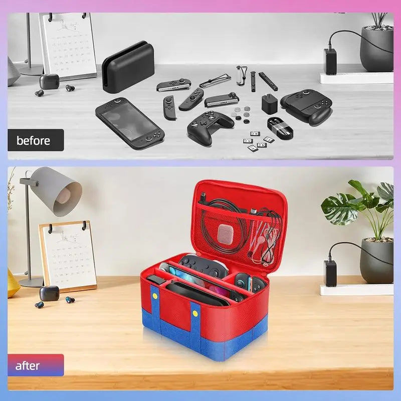 Carry Case for Nintendo Switch 2/1/Lite/OLED, Waterproof