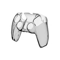 For PS5 DualSense Controller Clear PC Cover Ultra Slim Transparent Protector Case for Sony Playstation5 Gamepad Game Accessories